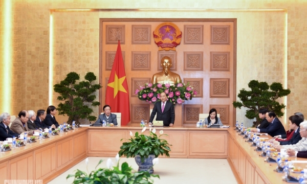 Thủ tướng Nguyễn Xuân Phúc  gặp mặt lãnh đạo Hội Giáo dục chăm sóc sức khỏe cộng đồng 